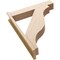 Ekena Millwork 7 1/2-in W x 36-in D x 44-in H Funston Block Rough Cedar Woodgrain TimberThane Outlooker, Primed Tan OUTUR075X36X44FST44RCPR - alternate 2